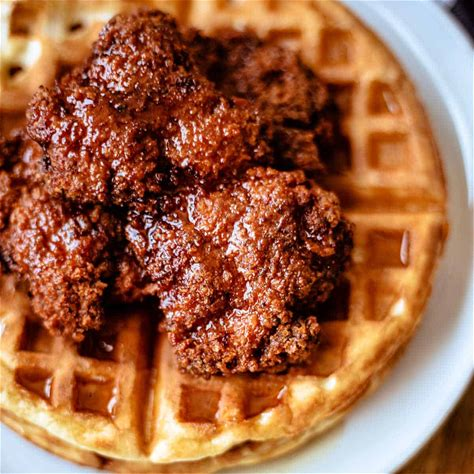Spicy Chicken Waffles